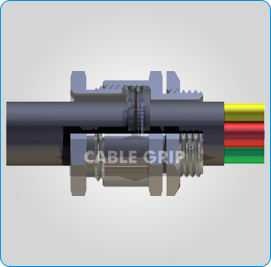 Single Compression Cable Glands - 3D